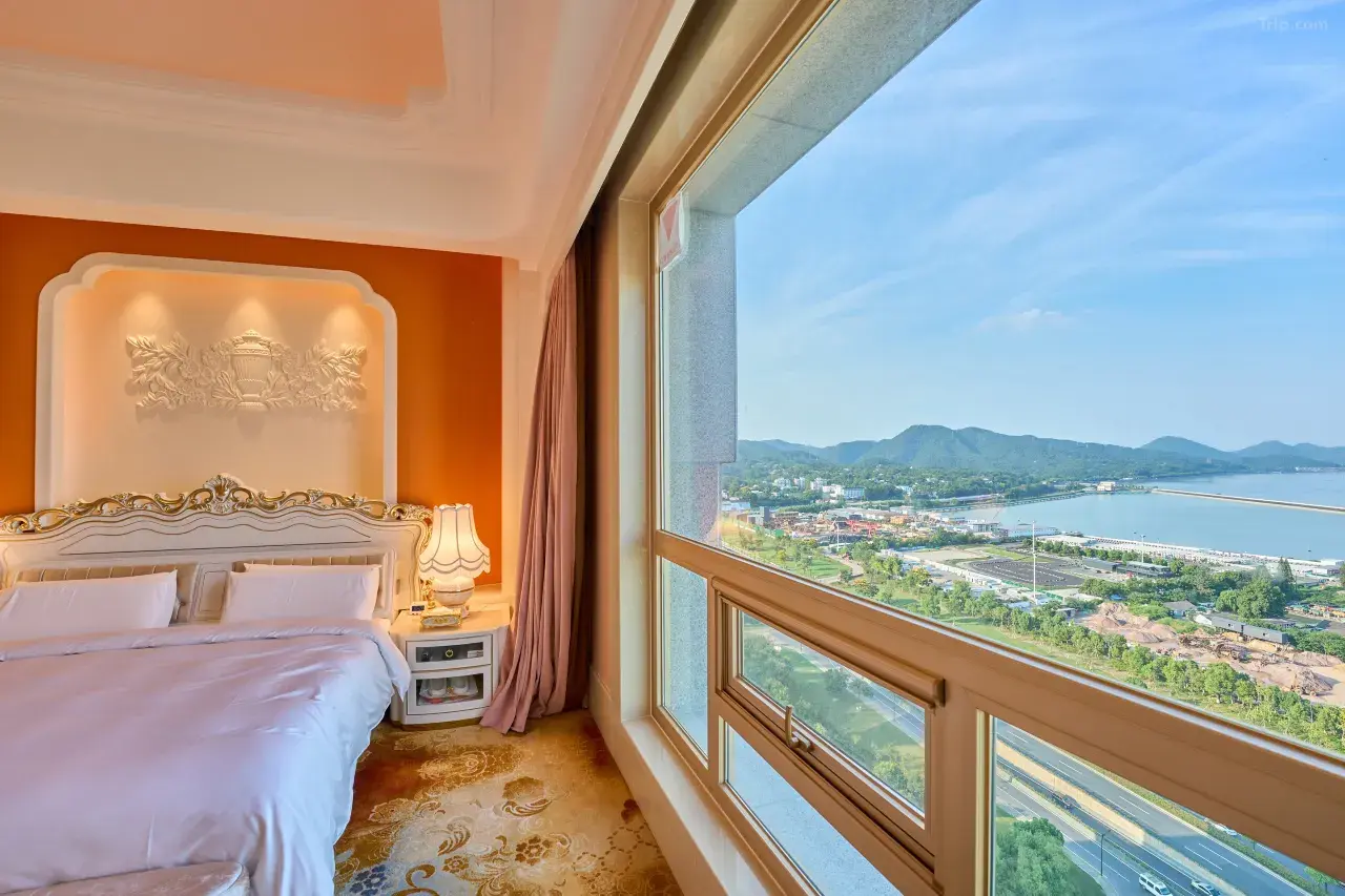 Exemplo de quarto com ampla vista